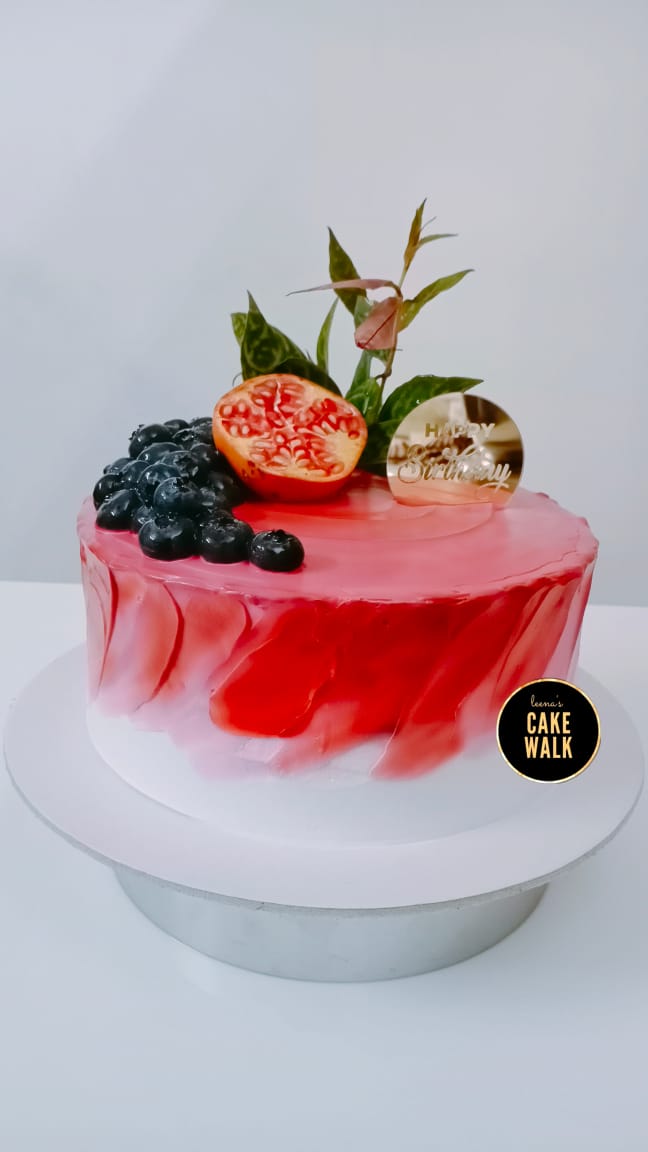 Strawberry Theme Cake 1 Kg